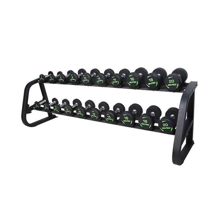 2 Tier 10 Pares na Dumbbell Rack