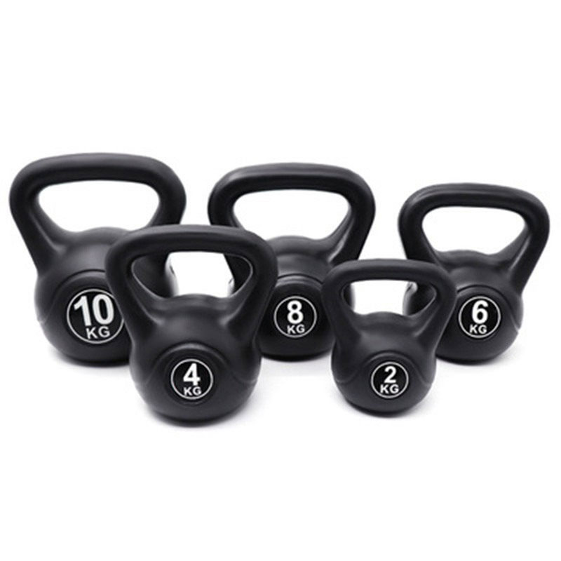 Exercise Equipment High Quality Sport Cement Kettlebell Cement Filled Para sa Weight Lifting