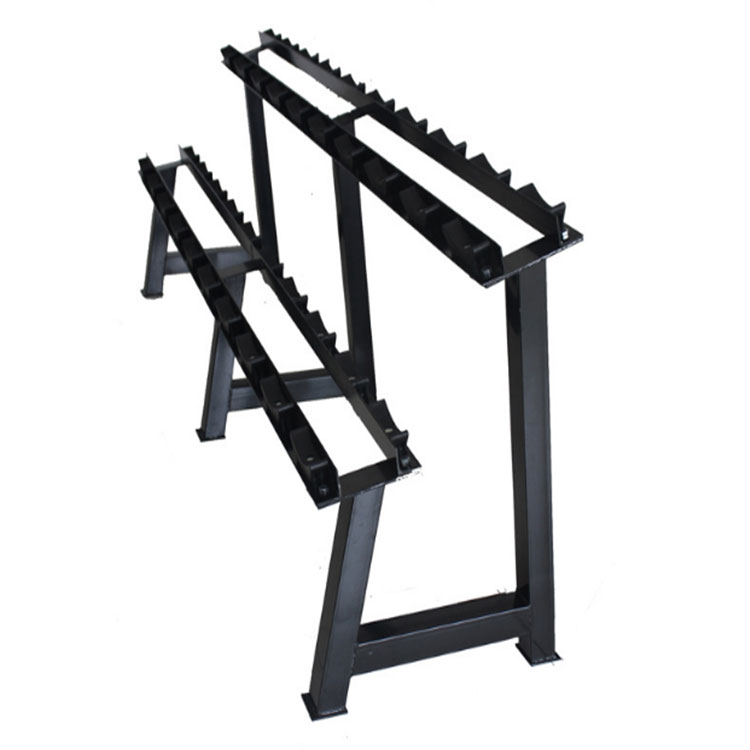 HEX Dumbbell Storage Rack Kagamitang Gym Hex Dumbbell Set Rack Para sa Sampung Pares