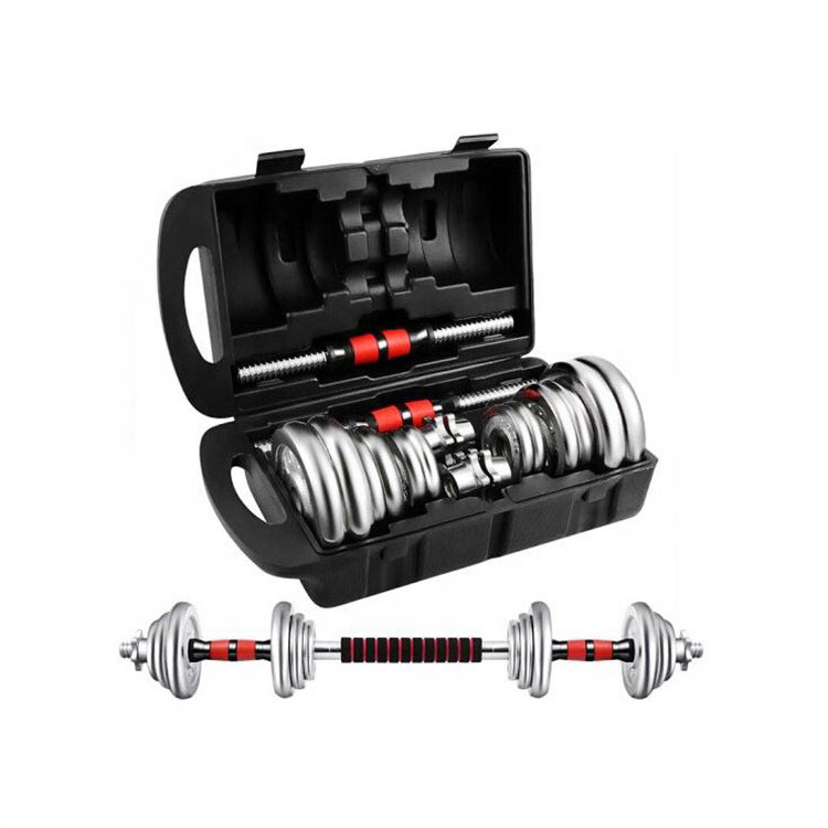 De-kalidad na Cast Iron At Painting Weight Adjustable Dumbbell Set 10kg Dumbbell Set